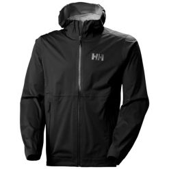 Kurtka wodoodporna Helly Hansen Momentum 3L Stretch. Czarne kurtki Helly Hansen, na lato, l, bez wzorów, z materiału, z kapturem. Za 1,065.00 zł.