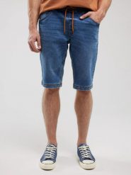 Szorty męskie jeansowe niebieskie Parker 486. Niebieskie szorty BIG STAR, l, bez wzorów, z denimu, retro. Za 199.99 zł.