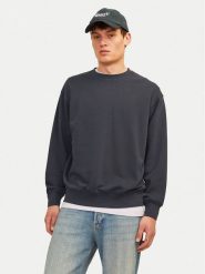 Jack&Jones Bluza Charge 12257853 Granatowy Loose Fit. Niebieskie bluzy Jack&Jones, l, bez wzorów, z bawełny, bez kaptura. Za 59.99 zł.