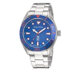 Zegarek Nautica. Szare zegarki Nautica, srebrne. Za 369.99 zł.