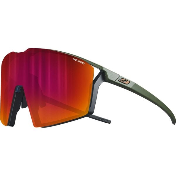 Okulary rowerowe Julbo Edge - khaki/czarny | Spectron cat 3 Cf + cat 0. Czarne okulary przeciwsłoneczne JULBO. Za 666.00 zł.