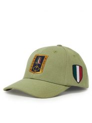 Aeronautica Militare Czapka z daszkiem 251HA1150CT3043 Zielony. Zielone czapki z daszkiem Aeronautica Militare, bez wzorów, z bawełny. Za 239.99 zł.