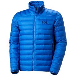 Kurtka puchowa bez rękawów Helly Hansen Verglas Down 2.0. Niebieskie kurtki Helly Hansen, bez wzorów, z puchu, bez kaptura. W wyprzedaży za 977.90 zł.
