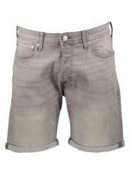 Jack & Jones Szorty dżinsowe "Rick" w kolorze szarym rozmiar: XL. Szare szorty Jack & Jones, xl, z aplikacjami, z jeansu, klasyczne. Za 109.26 zł.