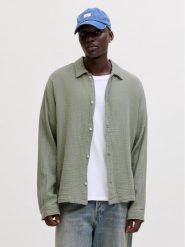 Jack & Jones Koszula Nantucket 12291804 Zielony Relaxed Fit. Zielone koszule Jack & Jones, m, bez wzorów, z wiskozy, bez kołnierzyka, bez ramiączek. Za 149.99 zł.