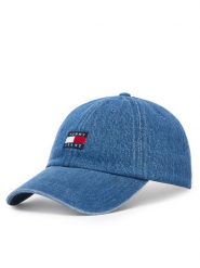 Tommy Jeans Czapka z daszkiem AM0AM14324 Niebieski. Niebieskie czapki z daszkiem Tommy Jeans, bez wzorów, z bawełny. Za 209.99 zł.