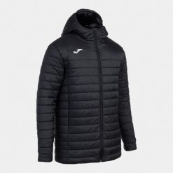 Kurtka sportowa męska Urban V Anorak Jacket. Czarne kurtki do biegania Joma, m, bez wzorów, z nylonu, bez kaptura, do biegania. Za 219.99 zł.