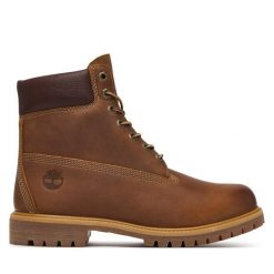 Trapery Timberland. Brązowe trapery Timberland, bez zapięcia. Za 1,049.00 zł.