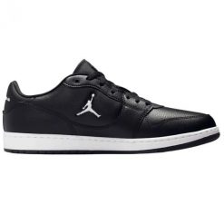 Nike Jordan buty męskie Court Connect Low. Czarne buty turystyczne Jordan, bez wzorów, z gumy, bez zapięcia, trekkingowe. Za 349.00 zł.