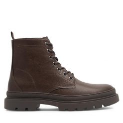 Kozaki Lasocki. Brązowe kozaki Lasocki, bez wzorów, bez obcasa, bez zapięcia. Za 119.99 zł.