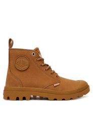 Palladium Trapery Pampa Hi Nbk 79495-257-M Brązowy. Brązowe trapery Palladium, z nubiku, bez zapięcia. Za 399.99 zł.