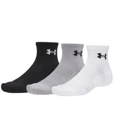 Unisex skarpetki Under Armour UA Performance Cotton 3p Qtr. Szare skarpety Under Armour, bez wzorów, z bawełny. Za 84.40 zł.