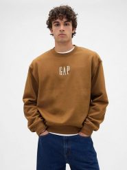 GAP Bluza w kolorze karmelowym rozmiar: M. Brązowe bluzy GAP, m, bez wzorów, z bawełny, bez kaptura. Za 149.31 zł.