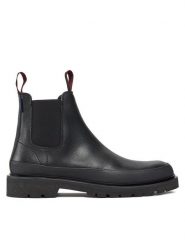 Paul Smith Sztyblety Geyser M2S-GEY01-LLEA Czarny. Czarne botki sznurowane Paul Smith, bez wzorów, ze skóry, bez obcasa, bez zapięcia. Za 1,649.00 zł.