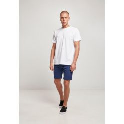 Szorty Urban Classics stretch twill. Niebieskie szorty Urban Classics, m, bez wzorów, eleganckie. Za 215.50 zł.