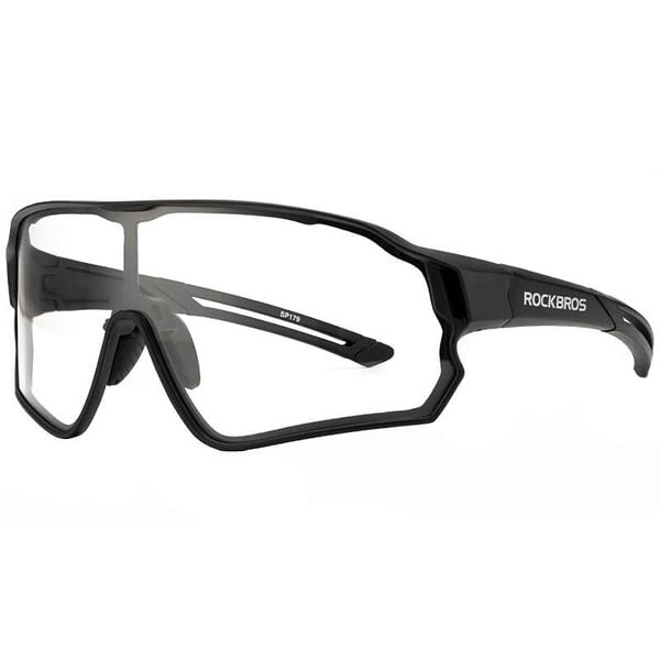 Okulary sportowe unisex Rockbros 10139 z fotochromem. Czarne okulary przeciwsłoneczne ROCKBROS. Za 113.00 zł.