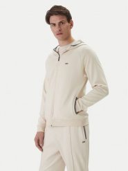 BOSS Bluza Sense 50557206 Beżowy Regular Fit. Brązowe bluzy Boss, m, bez wzorów, z bawełny, bez kaptura. Za 549.99 zł.