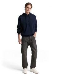 Tom Tailor Bluza w kolorze granatowym rozmiar: XL. Niebieskie bluzy Tom Tailor, xl, bez wzorów, z kapturem. Za 87.61 zł.