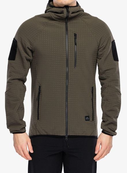 Kurtka polarowa męska Helikon-Tex Polar Patriot Pro. Brązowe kurtki Helikon-Tex, l, bez wzorów, z materiału, bez kaptura. Za 549.99 zł.
