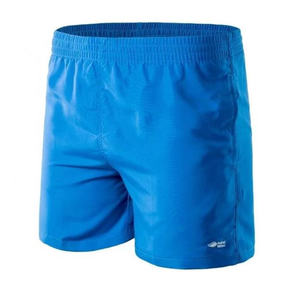 Spodenki szorty męskie Aquawave Apeli Blithe. Niebieskie krótkie spodenki sportowe AQUA-SPORT, l, bez wzorów. Za 84.38 zł.