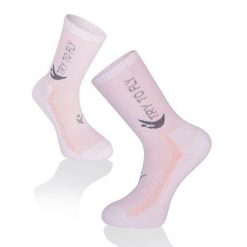 Skarpety tenisowe bawełniane białe. Białe skarpety TRY TO FLY, bez wzorów, z bawełny. W wyprzedaży za 53.62 zł.