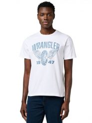 Wrangler Koszulka w kolorze białym rozmiar: XL. Białe bezrękawniki Wrangler, xl, bez wzorów, z bawełny, bez kołnierzyka, bez ramiączek. Za 70.08 zł.