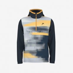 Bluza z kapturem męska TOPSPIN. Czarne bluzy Head, l, bez wzorów, z materiału, z kapturem. W wyprzedaży za 336.00 zł.