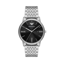 Zegarek Emporio Armani. Szare zegarki Emporio Armani, srebrne. Za 939.99 zł.