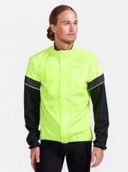Craft Kurtka kolarska "Core Endur Lumen Hydro" w kolorze jaskrawozielonym rozmiar: L. Zielone kurtki outdoor i hardshell Craft, l, bez wzorów, bez kaptura. Za 254.95 zł.