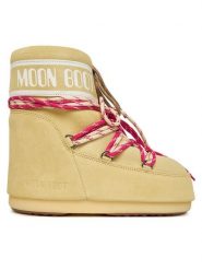 Moon Boot Śniegowce Mb Icon Low Suede Laces 80D1409670 Żółty. Żółte śniegowce Moon Boot, ze skóry, bez zapięcia. Za 1,269.00 zł.