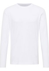 Męski longsleeve MUSTANG Arlington Bright White 1016287 2007. Białe bluzki z długim rękawem Mustang, m, bez wzorów, bez kołnierzyka, bez ramiączek. Za 99.99 zł.