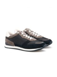 LLOYD Skórzane sneakersy w kolorze szarobrązowo-granatowym rozmiar: 41. Brązowe buty sportowe casual Lloyd, bez wzorów, z materiału, bez zapięcia. Za 299.95 zł.