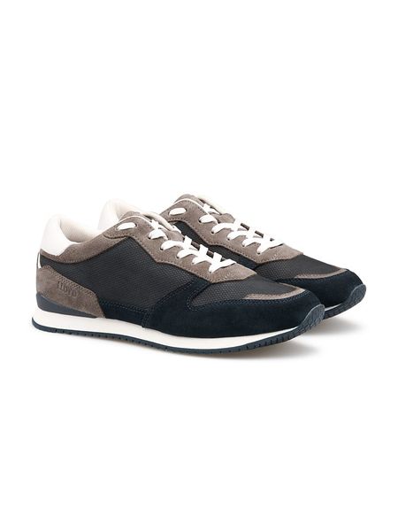 LLOYD Skórzane sneakersy w kolorze szarobrązowo-granatowym rozmiar: 46. Brązowe buty sportowe casual Lloyd, bez wzorów, z materiału, bez zapięcia. Za 269.95 zł.