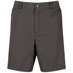 Męskie Spodenki Trekkingowe Leesvilee II. Brązowe szorty Regatta, m, bez wzorów, sportowe. Za 69.99 zł.