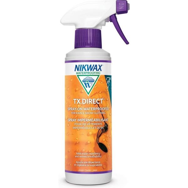 Impregnat w sprayu Nikwax TX Direct Spray On 300 ml. Buty trekkingowe Nikwax, bez wzorów, z syntetyku, bez zapięcia. Za 49.99 zł.