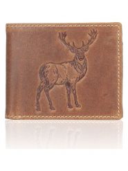 SPARWELL Skórzany portfel "Tanner" w kolorze jasnobrązowym - 11 x 9,5 x 2,5 cm rozmiar: onesize. Brązowe portfele SPARWELL, bez wzorów, z materiału. Za 65.99 zł.