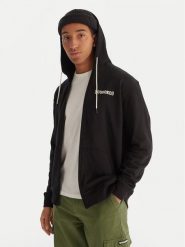 DC Shoes Bluza Baseline ADYFT03389 Czarny Regular Fit. Czarne bluzy DC Shoes, m, bez wzorów, z bawełny, bez kaptura. Za 349.99 zł.