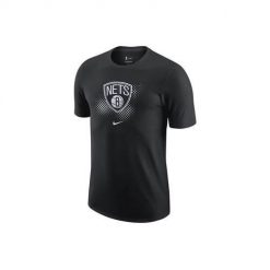Koszulka sportowa męska Nike Nba Brooklyn Nets Dri-fit Essential. Czarne t-shirty sportowe Nike, bez wzorów, z bawełny, bez ramiączek. Za 219.00 zł.