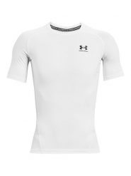 Under Armour Koszulka funkcyjna w kolorze białym rozmiar: L. Białe t-shirty sportowe Under Armour, bez wzorów, z materiału, bez ramiączek, outdoorowe. Za 97.28 zł.