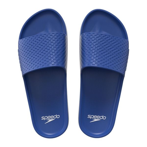 Klapki basenowe antypoślizgowe męskie Speedo Slide Entry. Niebieskie klapki Speedo. Za 70.99 zł.