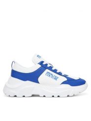 Versace Jeans Couture Sneakersy 78YA3SC1 Niebieski. Niebieskie buty sportowe casual Versace Jeans Couture, bez wzorów, z jeansu, bez zapięcia. Za 1,079.00 zł.