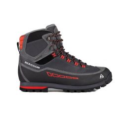 Buty trekkingowe męskie KINYETTI MID stx. Czerwone trekkingi Bergson, bez wzorów, bez zapięcia. W wyprzedaży za 423.00 zł.