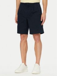 Calvin Klein Jeans Szorty materiałowe LV04RF612G Granatowy Regular Fit. Niebieskie szorty Calvin Klein Jeans, m, bez wzorów, z bawełny. Za 369.99 zł.