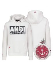 Eight2Nine Bluza w kolorze białym rozmiar: XL. Białe bluzy Eight2Nine, xl, bez wzorów, z bawełny, z kapturem. Za 113.99 zł.