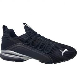 Buty treningowe męskie Puma Axelion LS. Czarne buty treningowe Puma, bez wzorów, z gumy, na fitness i siłownię. Za 308.00 zł.