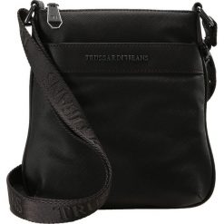 Trussardi Jeans SAFFIANO CROSSBODY FLAP Torba na ramię dark brown. Torby na laptopa marki TRUSSARDI JEANS. Za 359.00 zł.