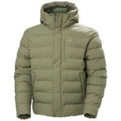 Kurtka z kapturem Helly Hansen Alby Puffy. Zielone kurtki Helly Hansen, bez wzorów, z puchu, z kapturem. W wyprzedaży za 913.25 zł.