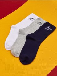 Skarpetki 3 pack - wielobarwny. Skarpety Sinsay, bez wzorów. Za 15.99 zł.