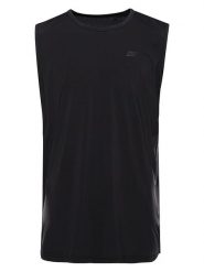 Alpine Pro Top funkcyjny "Gelad 3" w kolorze czarnym rozmiar: XS. Czarne t-shirty sportowe Alpine Pro, bez wzorów, z materiału, bez ramiączek, outdoorowe. Za 78.66 zł.