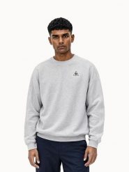 Bluza Le Coq Sportif Contemporain LF N°1. Niebieskie bluzy bez kaptura le coq sportif, l, bez wzorów, z materiału, bez kaptura. Za 439.50 zł.